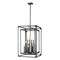 Z-Lite Easton Chandelier, 12-Light, 20.5 In.W x 33 In.H, Matte Black/Matte Black 3038-12MB - alternate 1